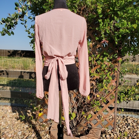 Fashion Nova Little White Lies Top - Mauve - Women's Size Small - NWOT - Picture 14 of 16